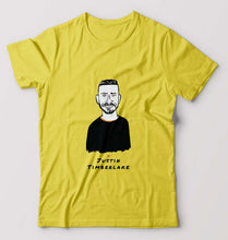 Load image into Gallery viewer, Justin Timberlake T-Shirt for Men-Yellow-Ektarfa.online
