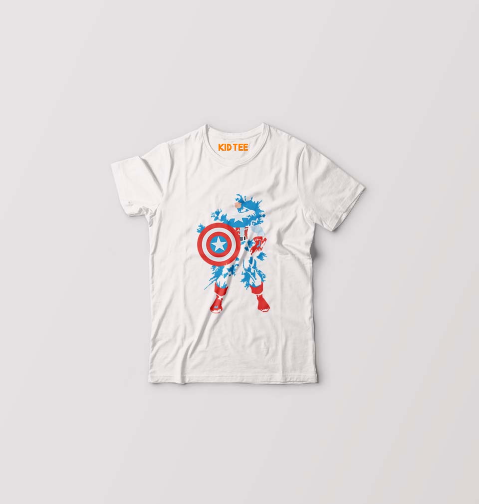 Captain Splash Kids T-Shirt for Boy/Girl-White-Ektarfa.online