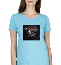 Load image into Gallery viewer, Mahakal Mahadev Bholenath Shiva Shivji T-Shirt for Women-Light Blue-Ektarfa.online
