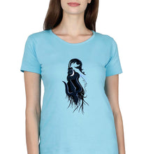 Load image into Gallery viewer, Mahakal Mahadev Bholenath Shiva Shivji T-Shirt for Women-Light Blue-Ektarfa.online
