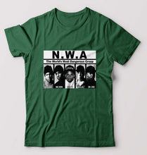 Load image into Gallery viewer, Niggaz Wit Attitudes (NWA) Hip Hop T-Shirt for Men-Bottle Green-Ektarfa.online
