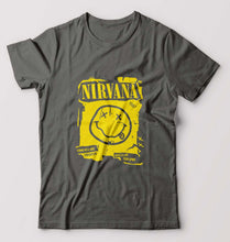 Load image into Gallery viewer, Nirvana T-Shirt for Men-Charcoal-Ektarfa.online
