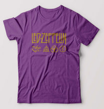 Load image into Gallery viewer, Led Zeppelin T-Shirt for Men-Purple-Ektarfa.online
