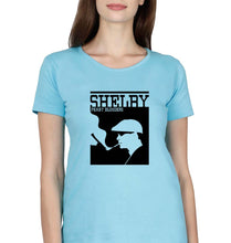 Load image into Gallery viewer, Peaky Blinders T-Shirt for Women-SkyBlue-Ektarfa.online
