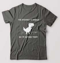 Load image into Gallery viewer, Internet Funny T-Shirt for Men-Charcoal-Ektarfa.online

