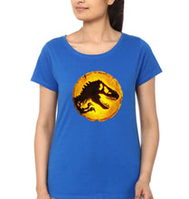Load image into Gallery viewer, Jurassic World T-Shirt for Women-Royal Blue-Ektarfa.online
