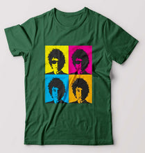 Load image into Gallery viewer, Bob Dylan T-Shirt for Men-Bottle Green-Ektarfa.online
