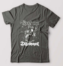 Load image into Gallery viewer, Drummer T-Shirt for Men-Charcoal-Ektarfa.online
