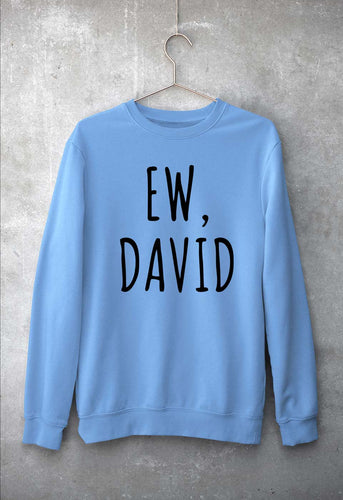 Schitts Creek EW David Unisex Sweatshirt for Men/Women-Baby Blue-Ektarfa.online