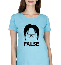 Load image into Gallery viewer, Dwight Schrute T-Shirt for Women-Light Blue-Ektarfa.online

