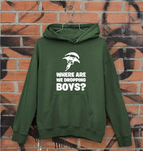Load image into Gallery viewer, PUBG Where Are We Dropping Boys Unisex Hoodie for Men/Women-Dark Green-Ektarfa.online
