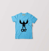 Load image into Gallery viewer, Cristiano Ronaldo CR7 Kids T-Shirt for Boy/Girl-Light Blue-Ektarfa.online
