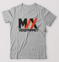 Load image into Gallery viewer, Max Verstappen T-Shirt for Men-S(38 Inches)-Grey Melange-Ektarfa.online
