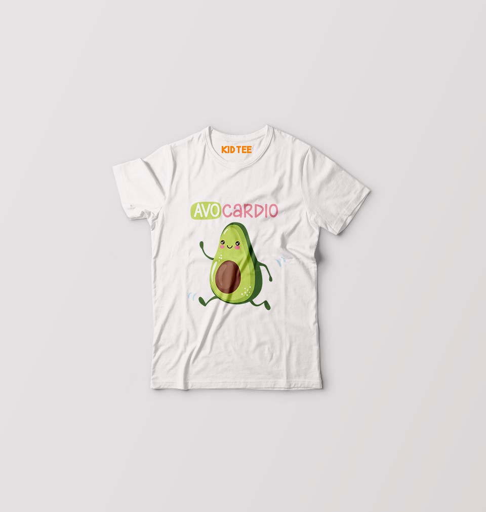 Avocado Kids T-Shirt for Boy/Girl-White-Ektarfa.online