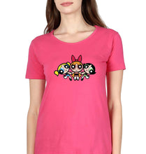 Load image into Gallery viewer, Powerpuff Girls T-Shirt for Women-Pink-Ektarfa.online
