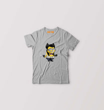 Load image into Gallery viewer, Minion Huge Jackman Kids T-Shirt for Boy/Girl-Grey-Ektarfa.online
