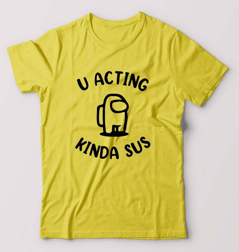 Among Us T-Shirt for Men-Yellow-Ektarfa.online