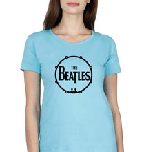 Load image into Gallery viewer, Beatles T-Shirt for Women-Light Blue-Ektarfa.online
