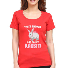 Load image into Gallery viewer, Rabbit Bunny T-Shirt for Women-Red-Ektarfa.online
