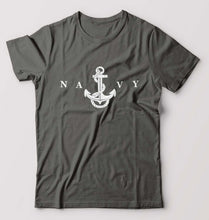 Load image into Gallery viewer, NAvy Army T-Shirt for Men-Charcoal-Ektarfa.online
