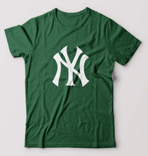 Load image into Gallery viewer, New York Yankees T-Shirt for Men-Bottle Green-Ektarfa.online

