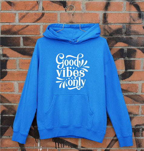 Good Vibes Only Unisex Hoodie for Men/Women-Royal Blue-Ektarfa.online