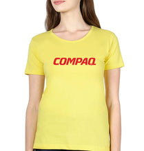 Load image into Gallery viewer, Compaq T-Shirt for Women-Yellow-Ektarfa.online

