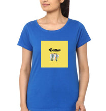 Load image into Gallery viewer, BTS Butter T-Shirt for Women-Royal Blue-Ektarfa.online
