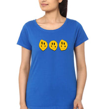 Load image into Gallery viewer, Smiley T-Shirt for Women-Royal Blue-Ektarfa.online
