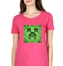 Load image into Gallery viewer, Minecraft T-Shirt for Women-Pink-Ektarfa.online
