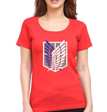 Load image into Gallery viewer, Attack on Titan T-Shirt for Women-Red-Ektarfa.online
