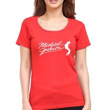 Load image into Gallery viewer, Michael Jackson T-Shirt for Women-Red-Ektarfa.online
