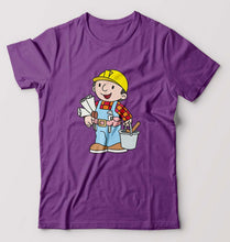 Load image into Gallery viewer, Bob the Builder T-Shirt for Men-Purpul-Ektarfa.online

