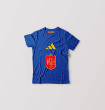 Load image into Gallery viewer, Spain Football Kids T-Shirt for Boy/Girl-Royal Blue-Ektarfa.online
