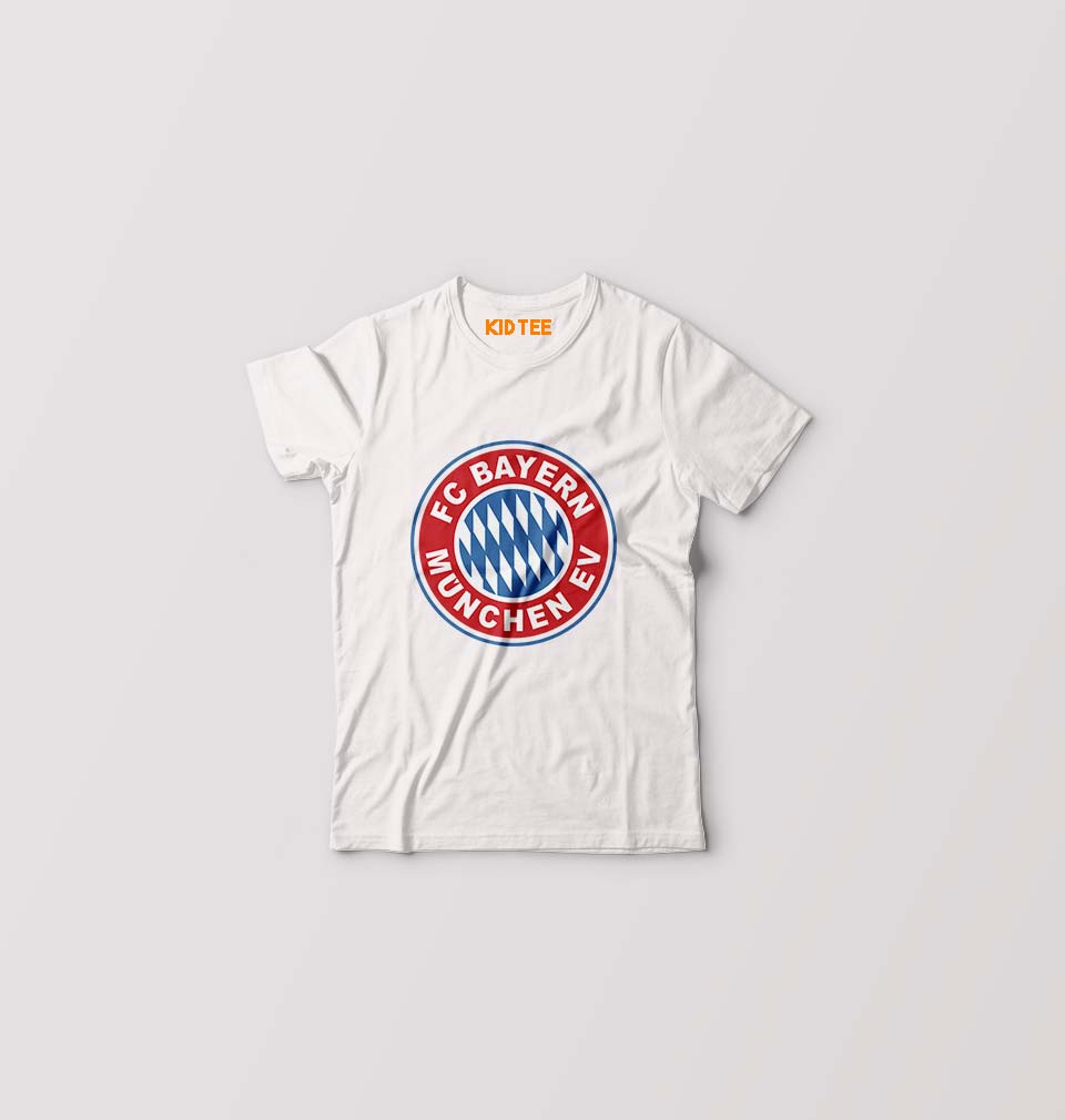 Bayern Munich Kids T-Shirt for Boy/Girl-White-Ektarfa.online