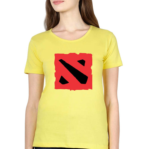 Dota T-Shirt for Women-Yellow-Ektarfa.online