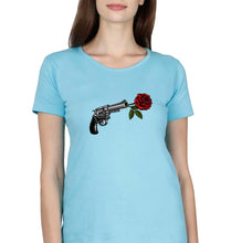 Load image into Gallery viewer, Guns N&#39; Roses T-Shirt for Women-SkyBlue-Ektarfa.online

