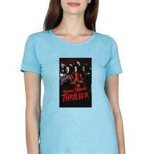 Load image into Gallery viewer, Thriller T-Shirt for Women-SkyBlue-Ektarfa.online
