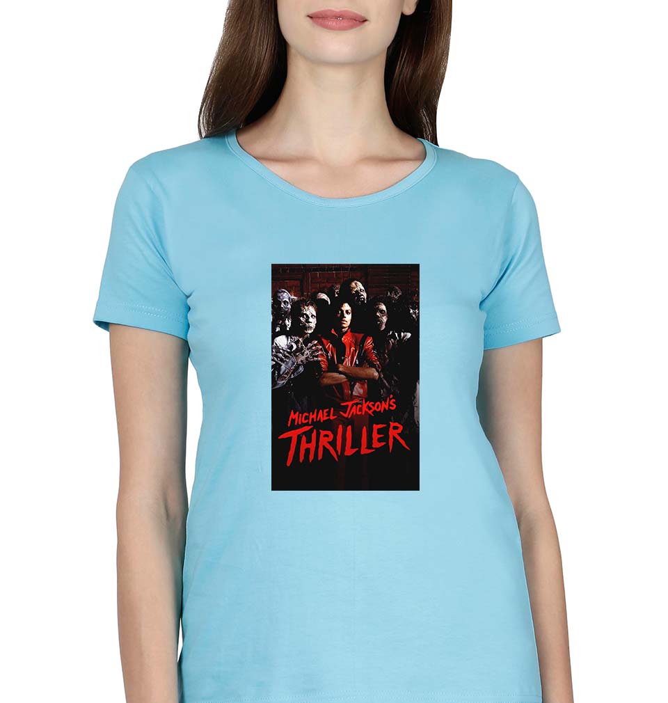 Thriller T-Shirt for Women-SkyBlue-Ektarfa.online