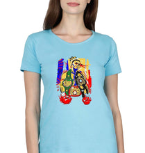 Load image into Gallery viewer, Mike Tyson T-Shirt for Women-Light Blue-Ektarfa.online
