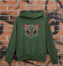 Load image into Gallery viewer, Psychedelic Cat Unisex Hoodie for Men/Women-Dark Green-Ektarfa.online
