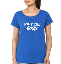 Load image into Gallery viewer, How&#39;s The Josh T-Shirt for Women-Royal Blue-Ektarfa.online
