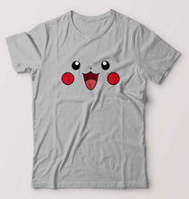 Load image into Gallery viewer, Pikachu T-Shirt for Men-Grey Melange-Ektarfa.online
