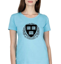 Load image into Gallery viewer, Harvard T-Shirt for Women-SkyBlue-Ektarfa.online
