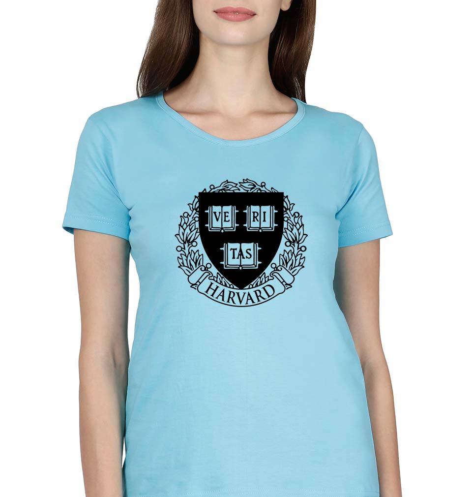 Harvard T-Shirt for Women-SkyBlue-Ektarfa.online