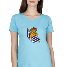 Load image into Gallery viewer, Real-Sociedad T-Shirt for Women-SkyBlue-Ektarfa.online
