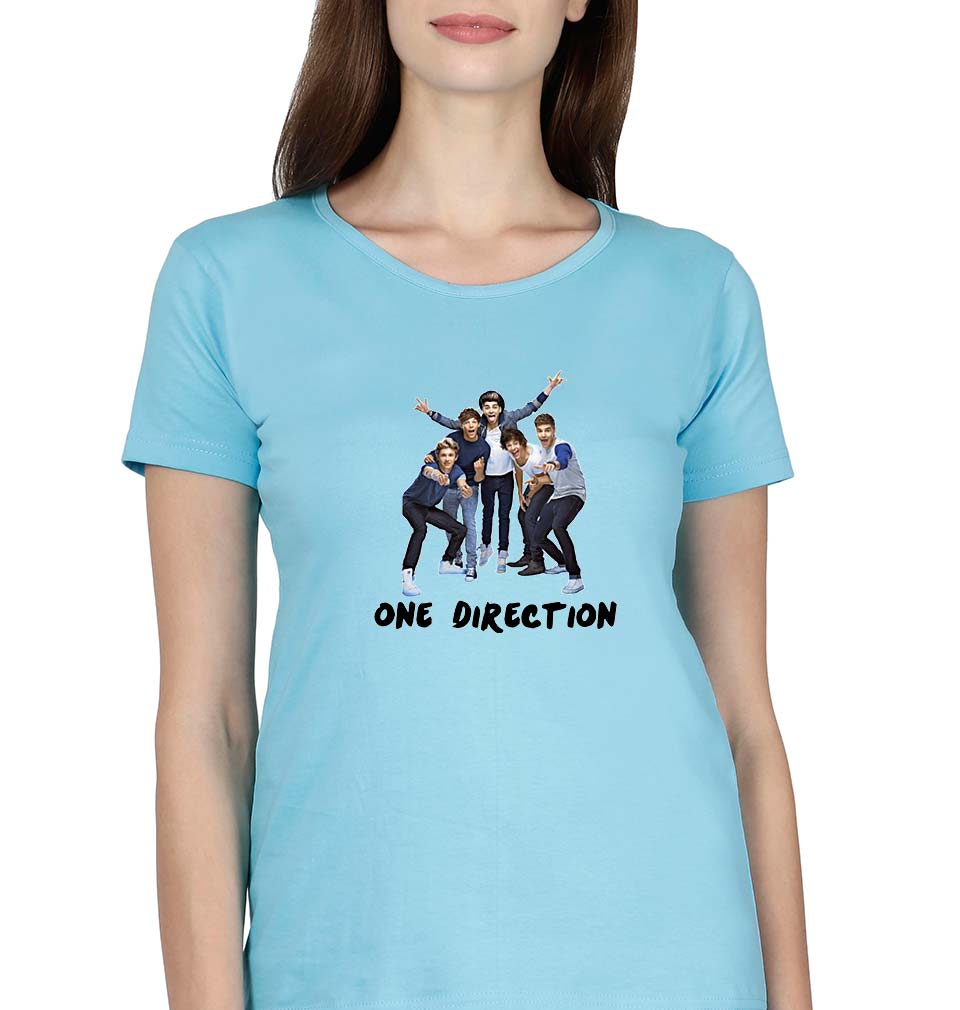 One Direction T-Shirt for Women-SkyBlue-Ektarfa.online