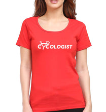 Load image into Gallery viewer, Cycologist T-Shirt for Women-Red-Ektarfa.online
