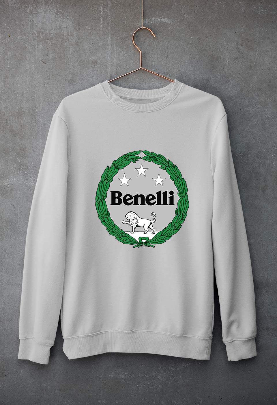 Benelli Unisex Sweatshirt for Men/Women-Grey Melange-Ektarfa.online