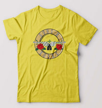Load image into Gallery viewer, Guns and Roses T-Shirt for Men-Yellow-Ektarfa.online
